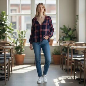 LUCKY BRAND Peasant Blouse